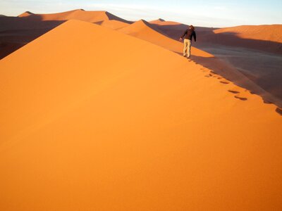 Sand dunes namib desert desert photo