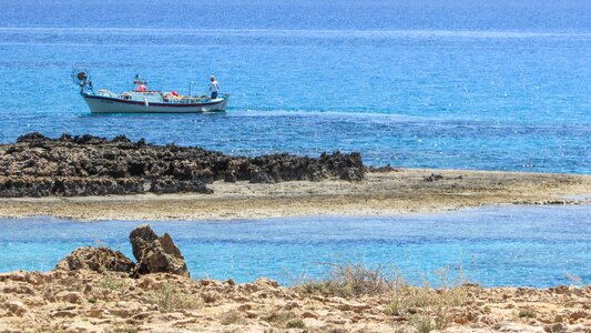 Fishing boat sea mediterranean