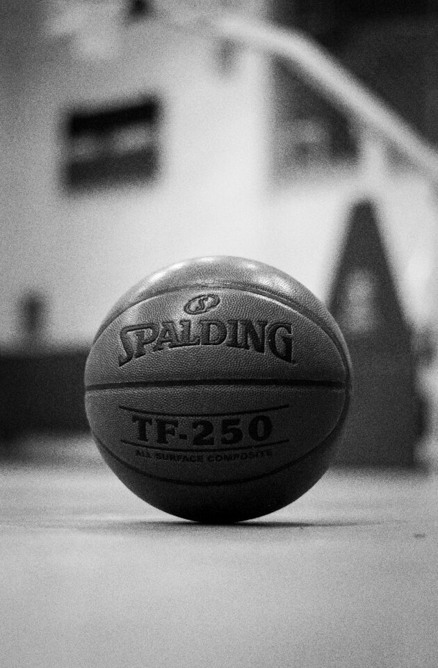 Black and white hall gym