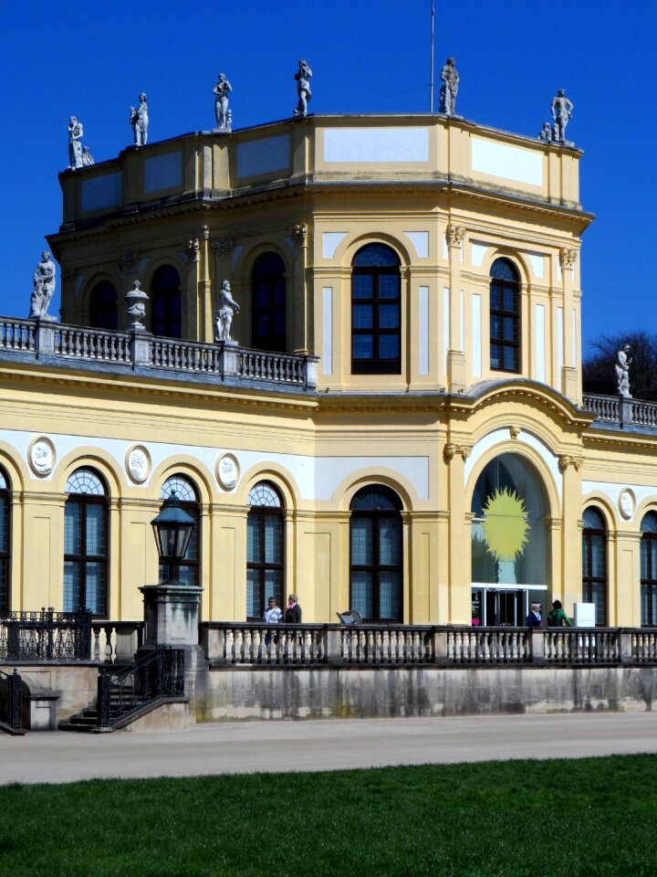 Yellow white building
