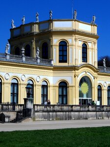 Yellow white building