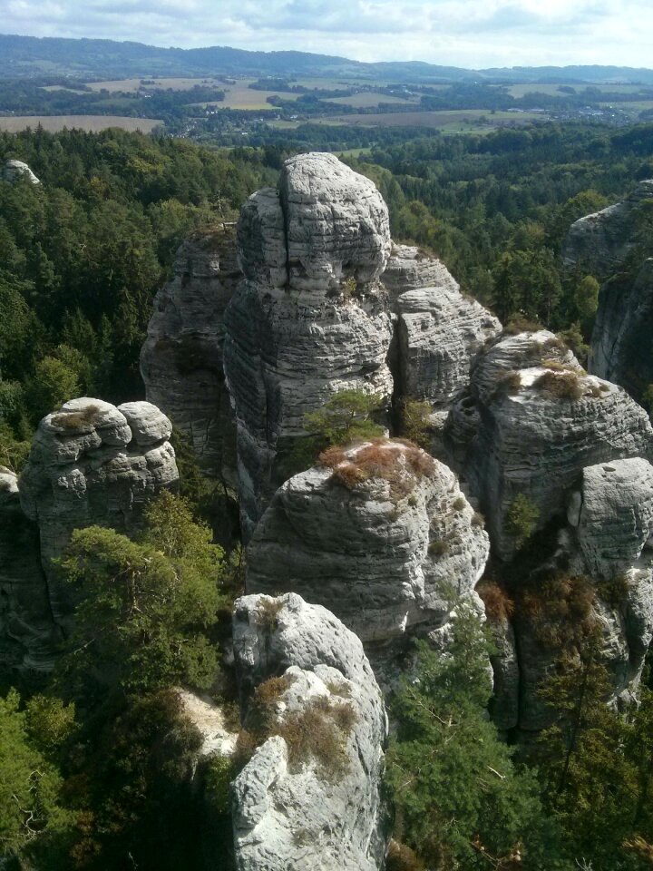 Sand stone rock pinnacle