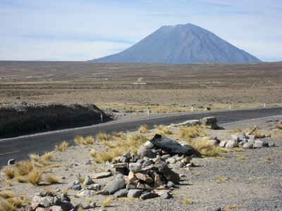 Plateau andes mountain country