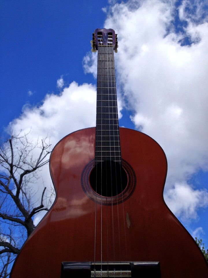 Blue music blue guitar