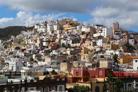 Gran canaria houses urban landscape