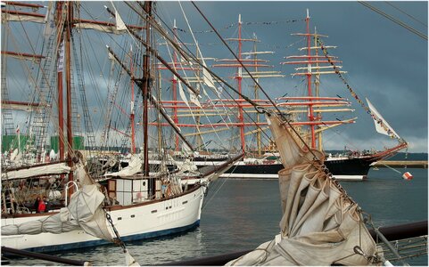 Brest port marine