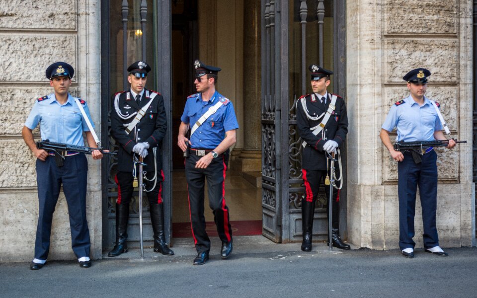 Honor guard rome italy