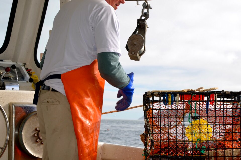 Fishing boat water