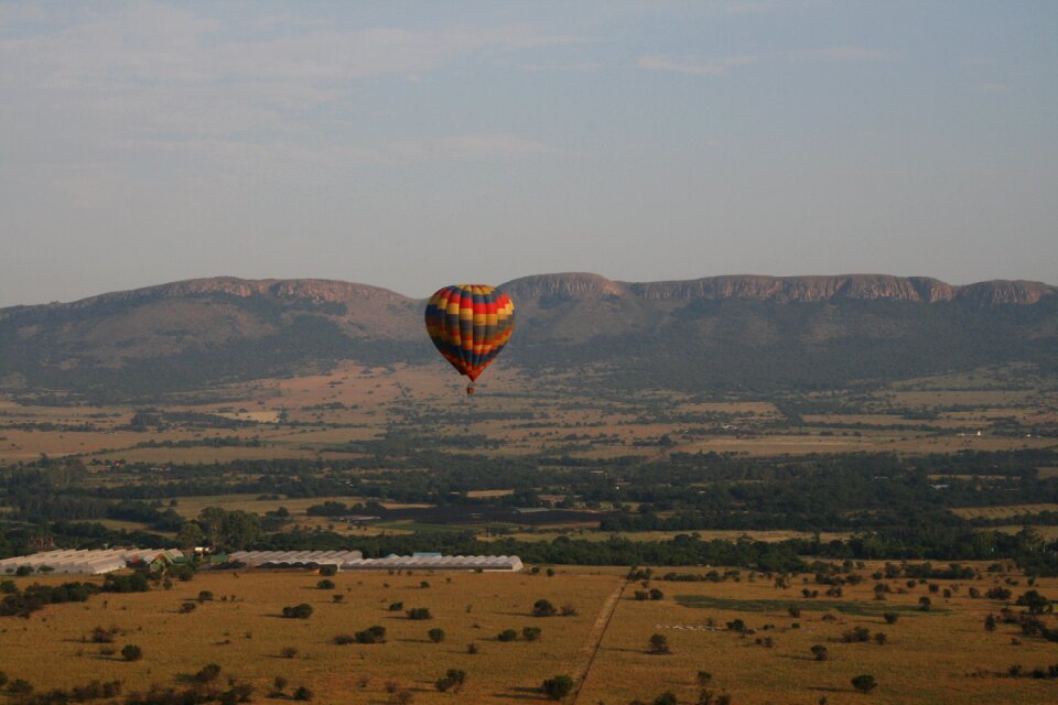 Sky balloon landscape