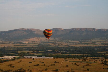 Sky balloon landscape photo