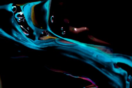 Paint gel abstract