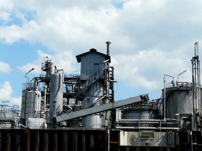 Industrial plant processing