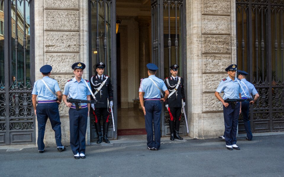 Honor guard rome italy