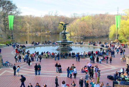 City park outdoor tourist