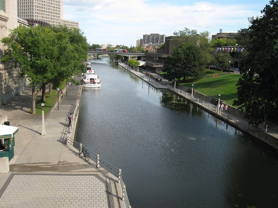 Waterway channel outdoor