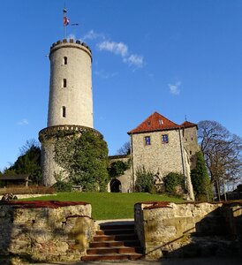 Historically middle ages towers photo