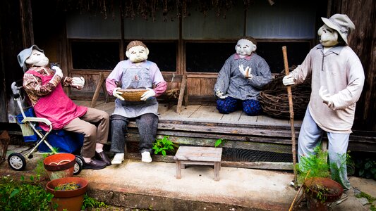 Sato back harima scarecrow autumn scarecrow