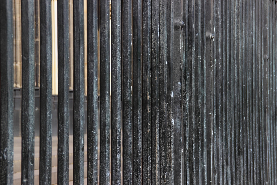 Asylum iron close up