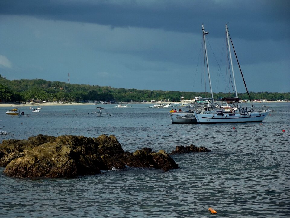 Sea yacht summer