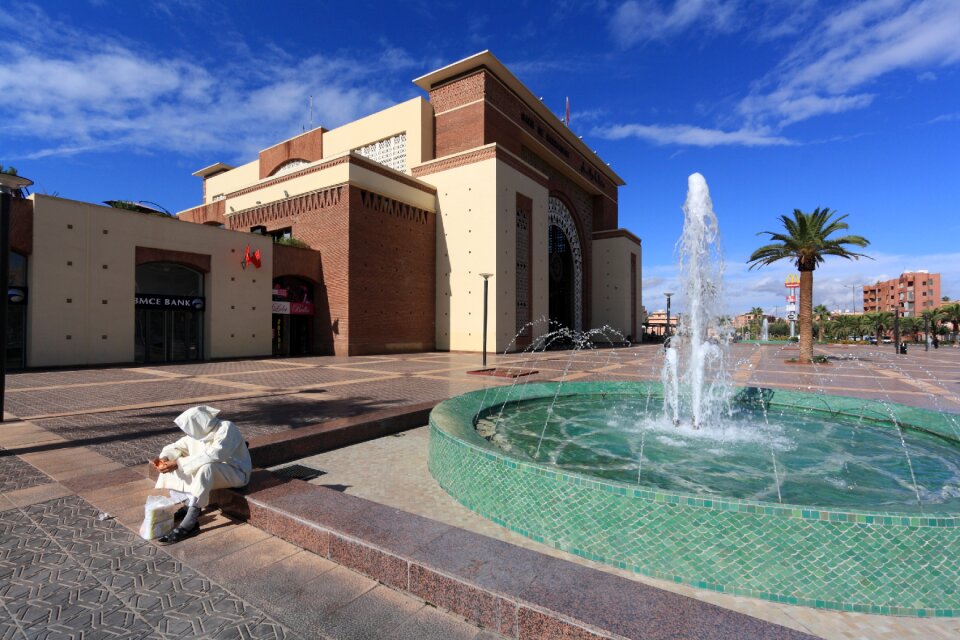 Railway fountain water