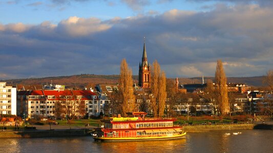 Rhine river architecture