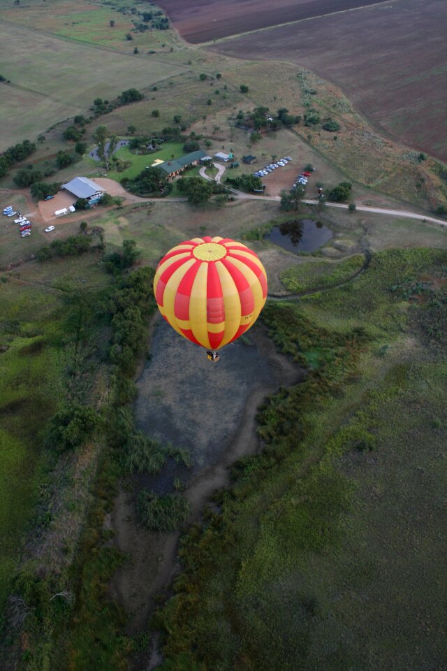 Balloon air hot photo