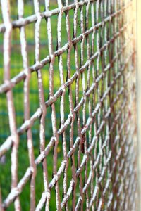 Fence wire mesh fence rust photo