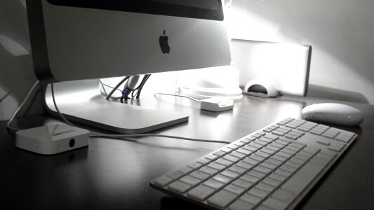 Technology business gray keyboard photo