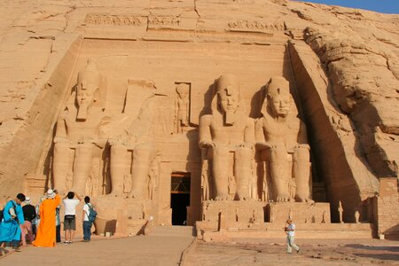 Nile river temple