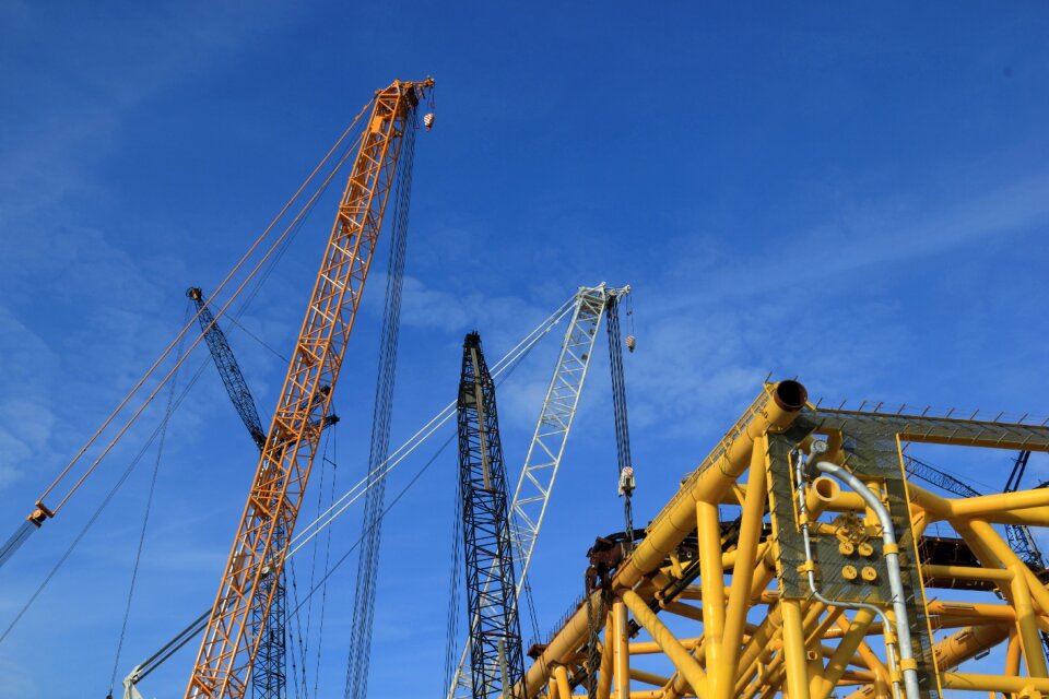 Construction industrial cranes