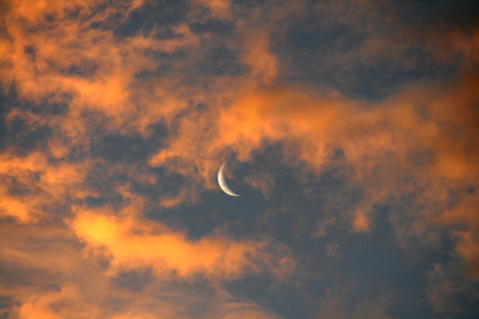 Night sky sky clouds