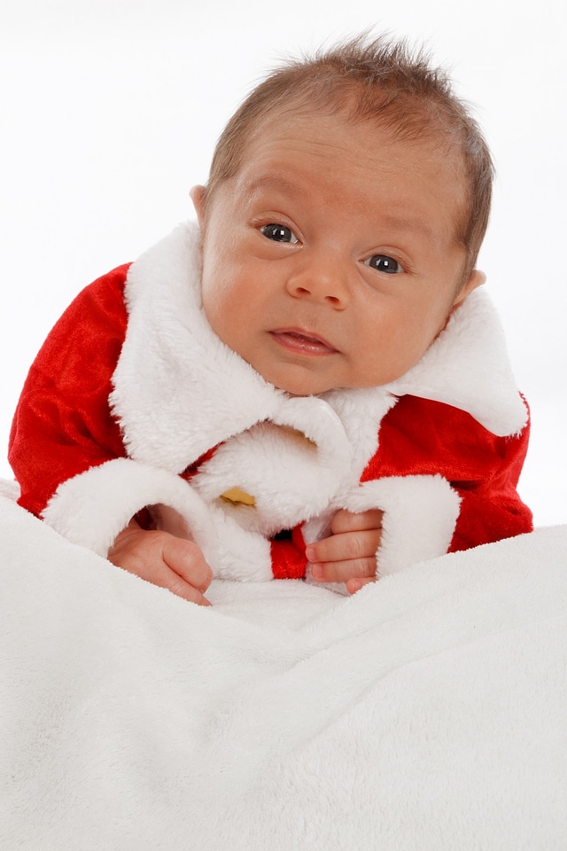 Child christmas santa claus