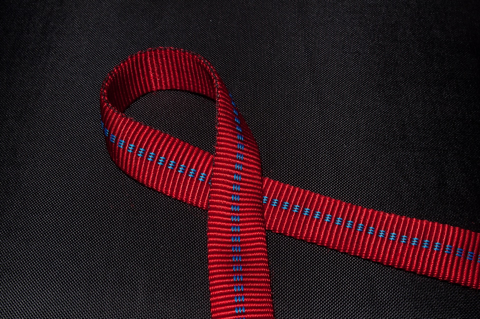 Hose band sling red