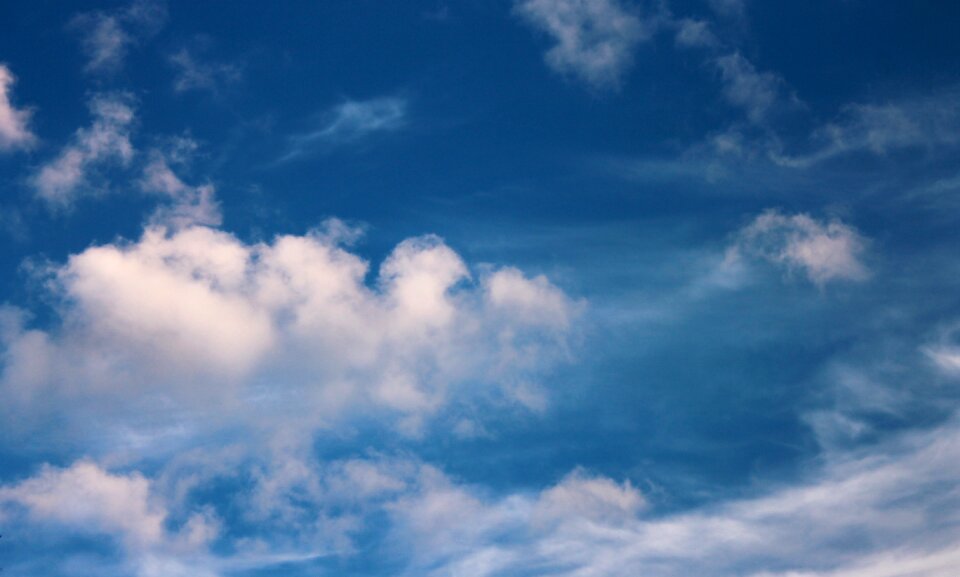 Clouds blue clouds form