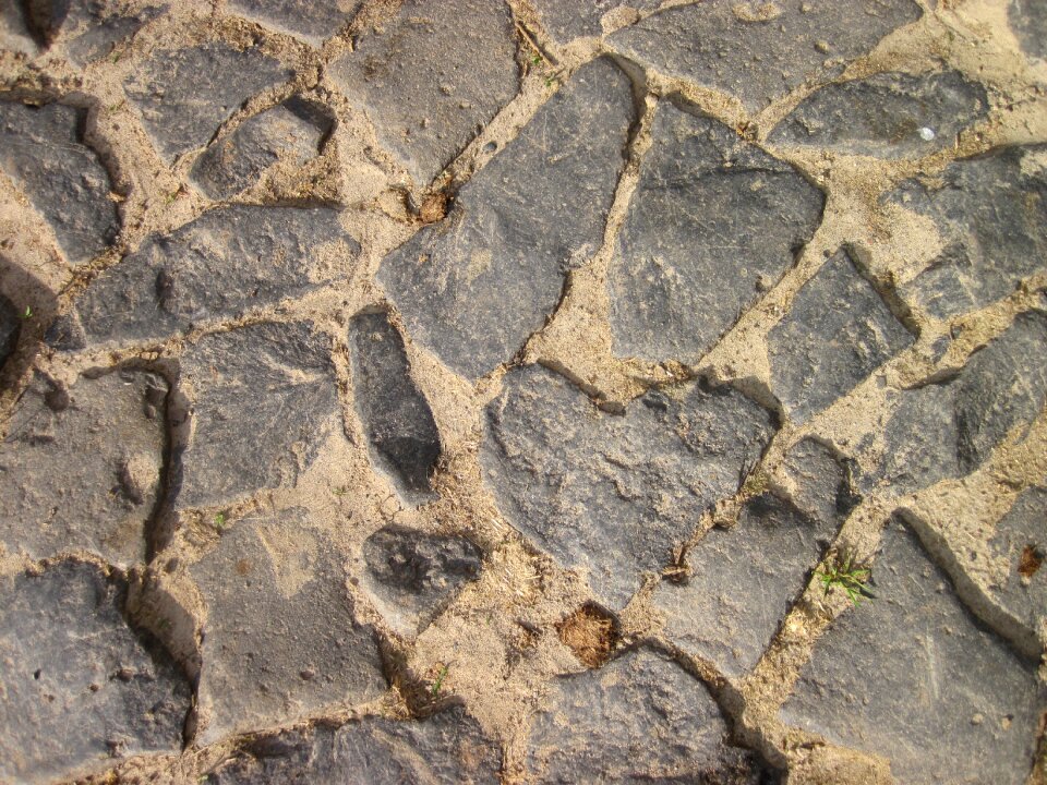 Stones road heart shaped