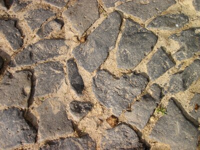 Stones road heart shaped photo