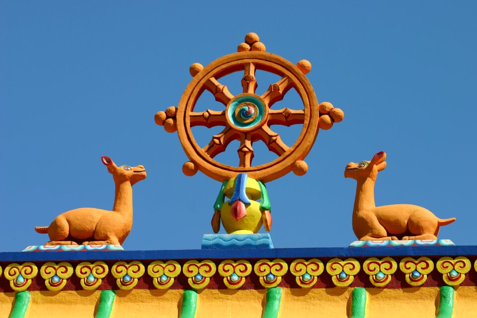 Dharma wheel religion spiritual