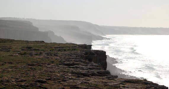 Waves erosion coast