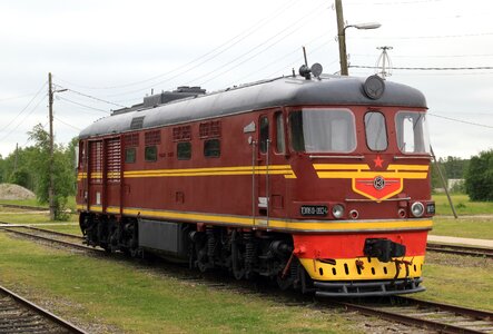 Museum train locomotive