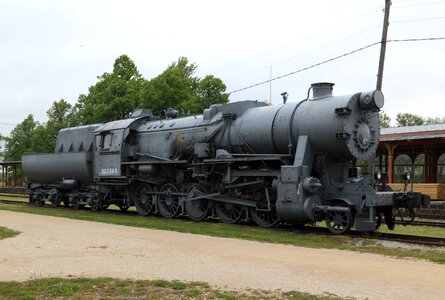 Museum train locomotive