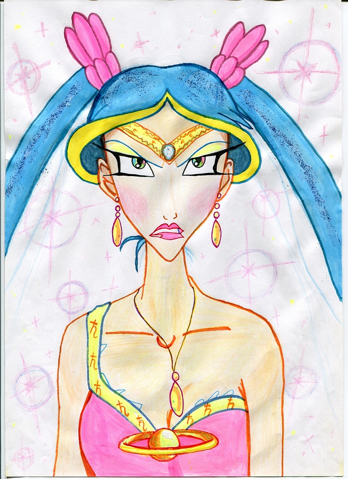 Animation female people