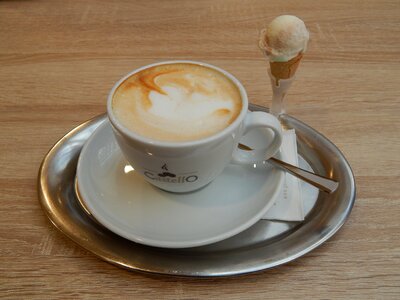 Cafe ice cappuccino