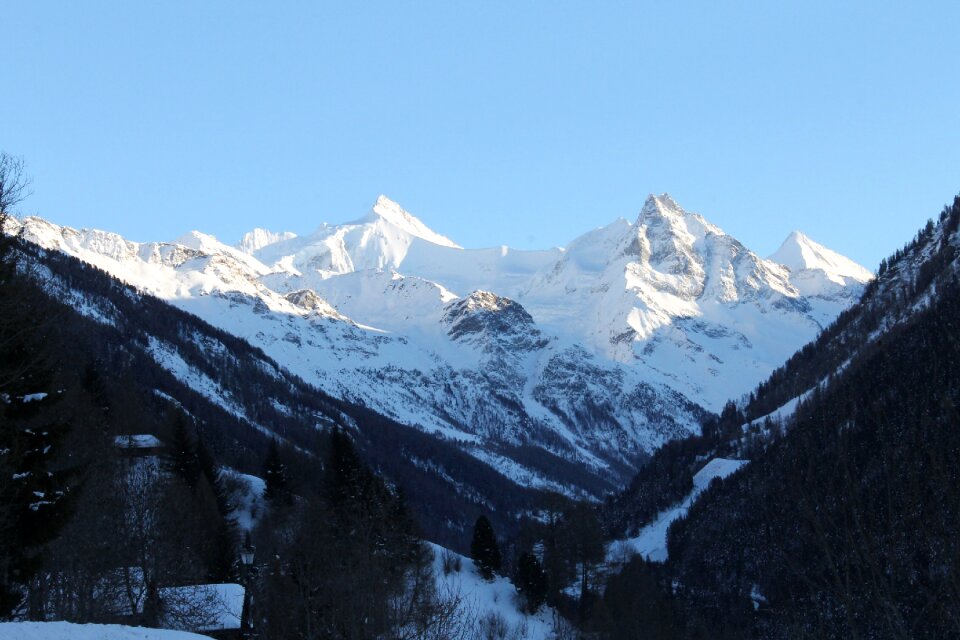 Landscape alps snow