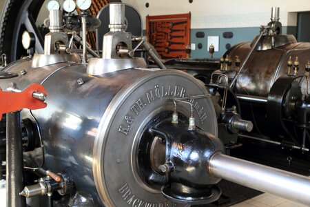 Museum steam engine photo