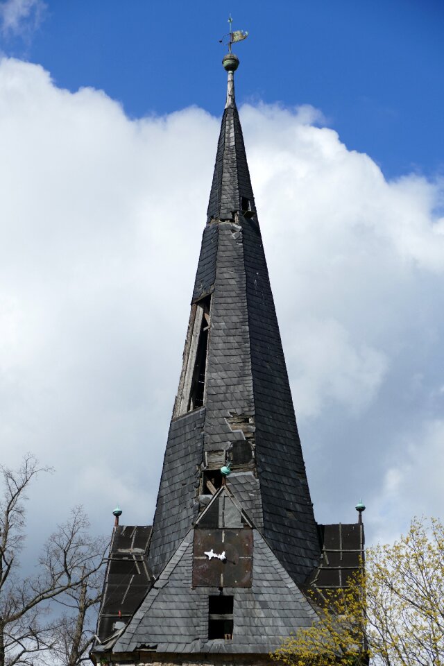 Church steeple church clock