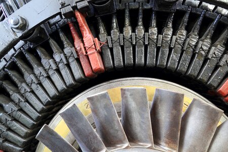 Museum generator rotor