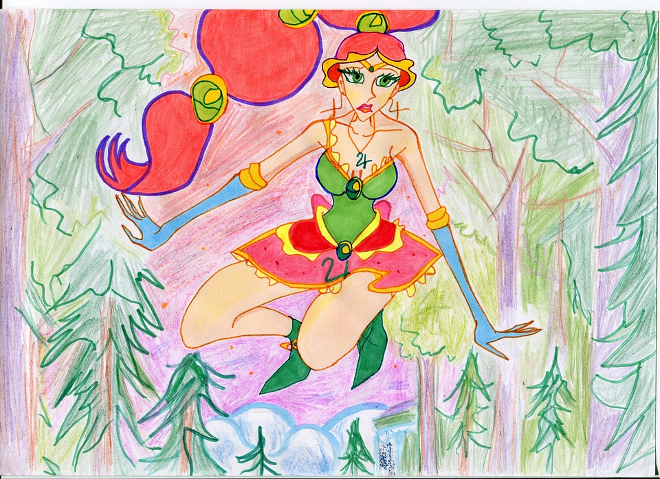 Animation female people