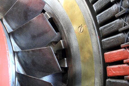Museum generator rotor