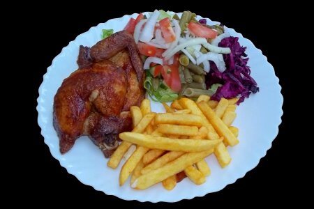 Plate eat food
