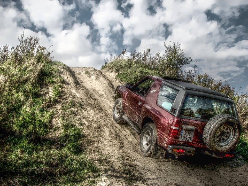 Off roader car opel frontera